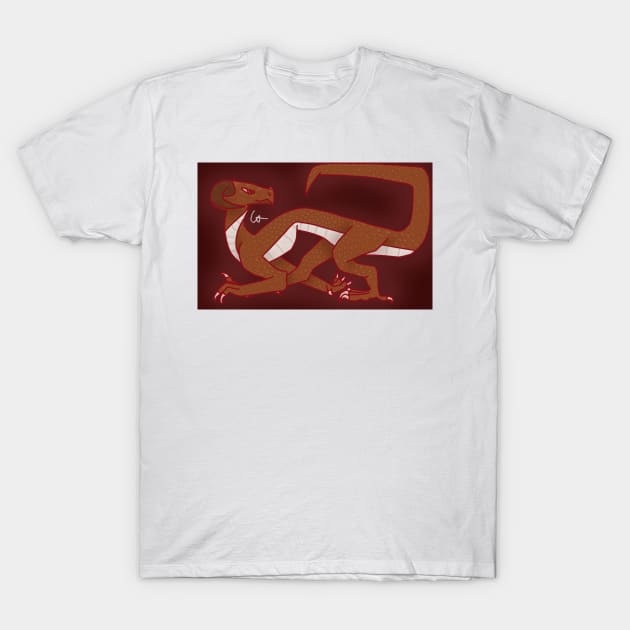 Copper Dragon T-Shirt by ceolsonart